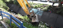 Se intervino el canal de aguas lluvias de la comuna 12