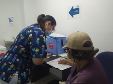 Vacunados 338 adultos mayores de 80 a&ntilde;os, de las EPS subsidiadas de la ESE Ladera