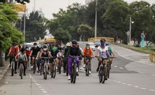 #MujeresDeCoraz&oacute;n &lsquo;rodaron&rsquo; por una v&iacute;a segura y sin acoso