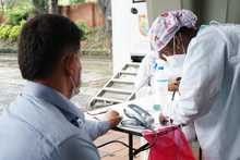 Carrera por la vida: gremio de taxistas a favor de vacunaci&oacute;n contra la covid-19