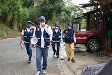 En v&iacute;a a Cristo Rey, Salud P&uacute;blica hace control a criaderos del zancudo transmisor del dengue 
