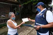 En v&iacute;a a Cristo Rey, Salud P&uacute;blica hace control a criaderos del zancudo transmisor del dengue 