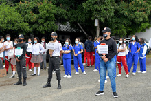 La comunidad educativa del INEM Jorge Isaacs celebr&oacute; el feliz regreso a clases en alternancia