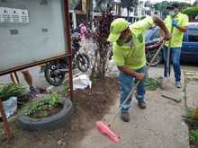 Secretar&iacute;a de Paz y Cultura Ciudadana se vincul&oacute; a la minga de aseo y embellecimiento adelantada en la comuna 5