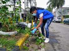 Secretar&iacute;a de Paz y Cultura Ciudadana se vincul&oacute; a la minga de aseo y embellecimiento adelantada en la comuna 5