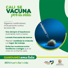 Cali se vacuna por la vida