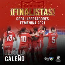 Am&eacute;rica de Cali, a 90 minutos de la gloria en la Copa Libertadores Femenina