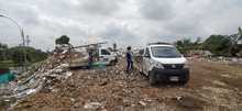 Avanza a toda marcha evacuaci&oacute;n de residuos en la Estaci&oacute;n de Transferencia