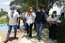 Familias de Llano Verde y Barrio Taller celebran la entrega de parques recreodeportivos