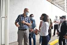 Salud P&uacute;blica dio inicio a la vacunaci&oacute;n contra la covid-19 en los megacentros dispuestos en la ciudad