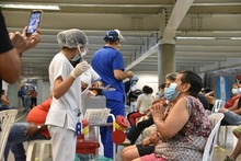 Salud P&uacute;blica dio inicio a la vacunaci&oacute;n contra la covid-19 en los megacentros dispuestos en la ciudad