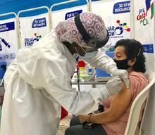 Exitosa jornada de vacunaci&oacute;n en megacentros