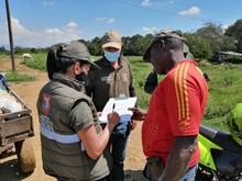 Dagma y Polic&iacute;a ambiental trabajan unidos en la protecci&oacute;n del jarill&oacute;n del r&iacute;o Cauca 