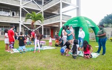 Dagma hace presencia en albergue temporal en Silo&eacute;