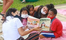 Dagma hace presencia en albergue temporal en Silo&eacute;