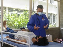 Puesto de Mando Unificado y atenci&oacute;n las 24 horas para 78 familias en albergue de Silo&eacute;