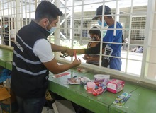 Puesto de Mando Unificado y atenci&oacute;n las 24 horas para 78 familias en albergue de Silo&eacute;