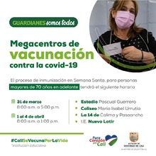 Megacentros de vacunaci&oacute;n