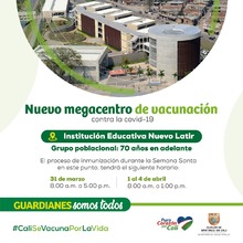 Nuevo megacentro de vacunaci&oacute;n