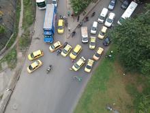 Se activa plan de desv&iacute;os en Cali por manifestaci&oacute;n del gremio de taxistas