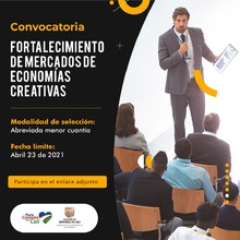 Convocatorias para proyectos que reactivar&aacute;n la econom&iacute;a de Cali