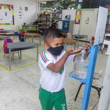 Comunidad educativa del corregimiento de Golondrinas se sum&oacute; a la alternancia educativa