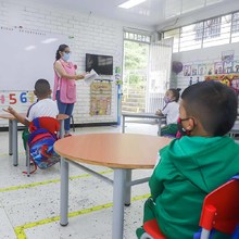 Comunidad educativa del corregimiento de Golondrinas se sum&oacute; a la alternancia educativa