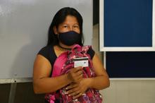 Artistas independientes reciben mercados y bonos de complemento alimentario