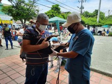 Con medidas de bioseguridad para prevenir el contagio de Covid, se desarroll&oacute; jornada de salud animal 