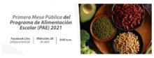 Cartera educativa Distrital invita a participar de la Primera Mesa P&uacute;blica del PAE 2021