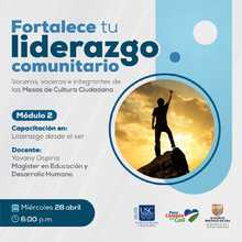 Fortalecimiento en liderazgo comunitario para integrantes de las Mesas de Cultura Ciudadana 