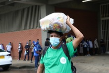 Recicladores de oficio recibieron ayudas alimentarias