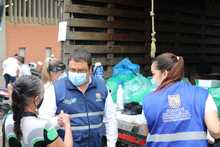 Recicladores de oficio recibieron ayudas alimentarias
