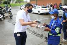 Recicladores de oficio recibieron ayudas alimentarias