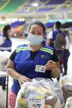 Recicladores de oficio recibieron ayudas alimentarias