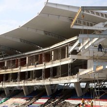 Alcalde Ospina verifica como van las obras en el Pascual Guerrero