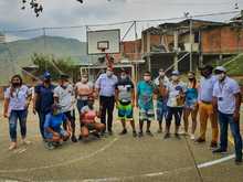 escenario deportivo de la Comuna 1