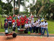 Secretar&iacute;a de Infraestructura apoy&oacute; labores de limpieza tras actos de vandalismo