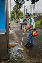 Tras la jornada del Paro, Secretar&iacute;a del Deporte se puso la 10 para embellecer la Unidad Deportiva Jorge Herrera Barona