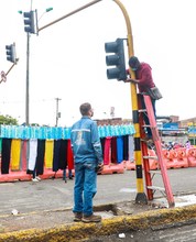 Inician recorridos para verificaci&oacute;n y arreglo de sem&aacute;foros vandalizados