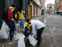 La EMRU, apoya la limpieza de las estaciones del MIO, que acompa&ntilde;an a Ciudad Para&iacute;so.  