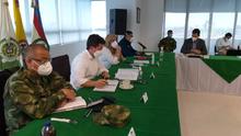 Ministro de Defensa lider&oacute; Consejo de Seguridad Extraordinario que se extender&aacute; hasta que se retom&eacute; la tranquilidad de Cali