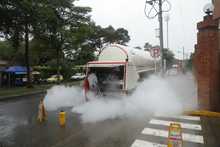 Alcald&iacute;a acompa&ntilde;a los tanques que transportan ox&iacute;geno a cl&iacute;nicas y hospitales y as&iacute; salvar vidas