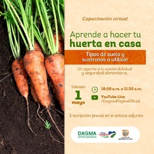 De suelos y sustratos podr&aacute;n aprender los cale&ntilde;os en el curso virtual &ldquo;Haz tu huerta en casa&rdquo; del Dagma.