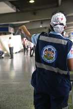 Atenci&oacute;n en salud a viajeros atrapados en la Terminal de Transporte por cuenta del paro 