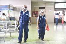 Atenci&oacute;n en salud a viajeros atrapados en la Terminal de Transporte por cuenta del paro 