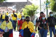 Organismos de seguridad acompa&ntilde;an movilizaciones y derecho a la protesta pac&iacute;fica en Cali