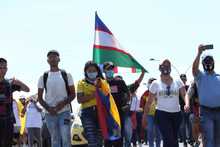 Organismos de seguridad acompa&ntilde;an movilizaciones y derecho a la protesta pac&iacute;fica en Cali