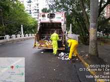 Contin&uacute;an las acciones en territorio para restablecer el aseo en Cali