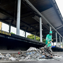 Se realizan acciones de recolecci&oacute;n de residuos, pero a&uacute;n no se restablece en su totalidad